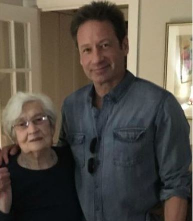 Margaret Ducovny with son David Duchovny